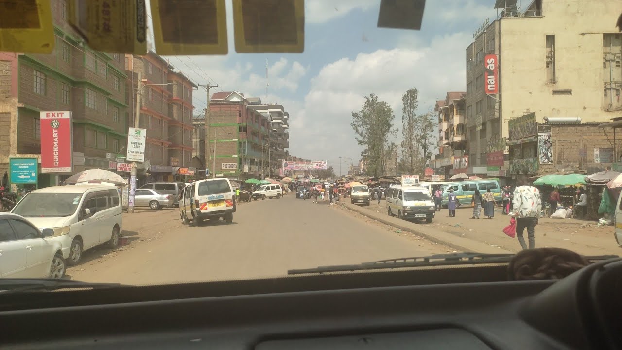 Nairobi CBD to Kahawa West via Thika Road, Kamiti Road on Saturday (September 7, 2023) 2PM #Kenya