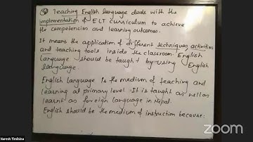 TSC Primary Level: English QAD By Respected Naresh Timilsina Sir | CEDEP 2080