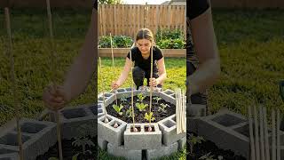 How to Build a Productive DIY Cinder Block Garden Bed (Food Scraps to Harvest!) 🍅🌿