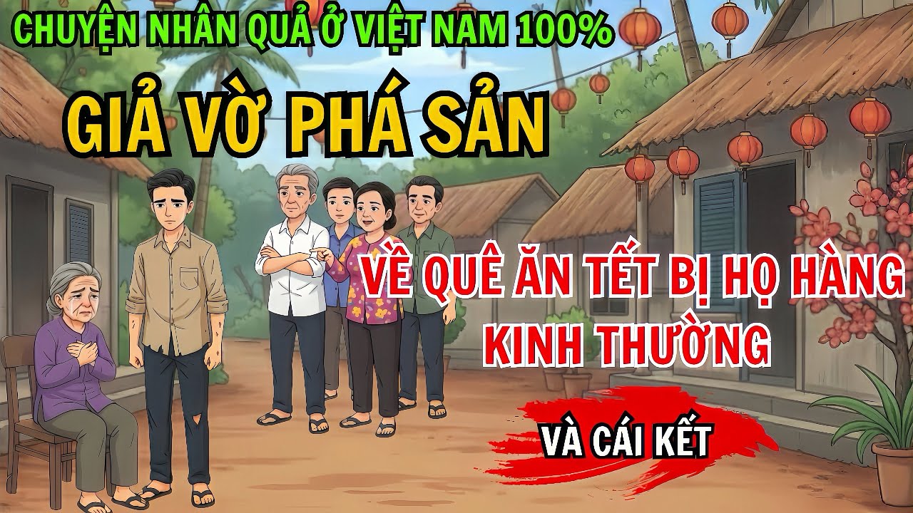 Giả Vờ Phá Sản, Về Quê Ăn Tết Bị Họ Hàng Khinh Thường – Và Cái Kết | Chuyện Nhân Quả 100%