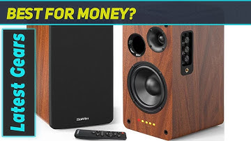 Saiyin DS6801K-MK Bookshelf Speakers Review | Powered Bluetooth Speakers with MIC Input