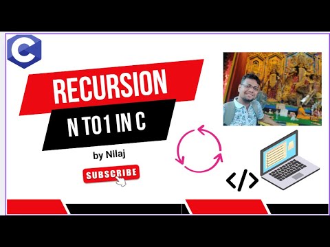 No Loops, Just Recursion! Print N to 1 in C 🧠