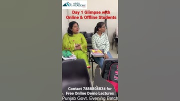 Punjab Govt. Exams Batch 4 2021 | Day 1|