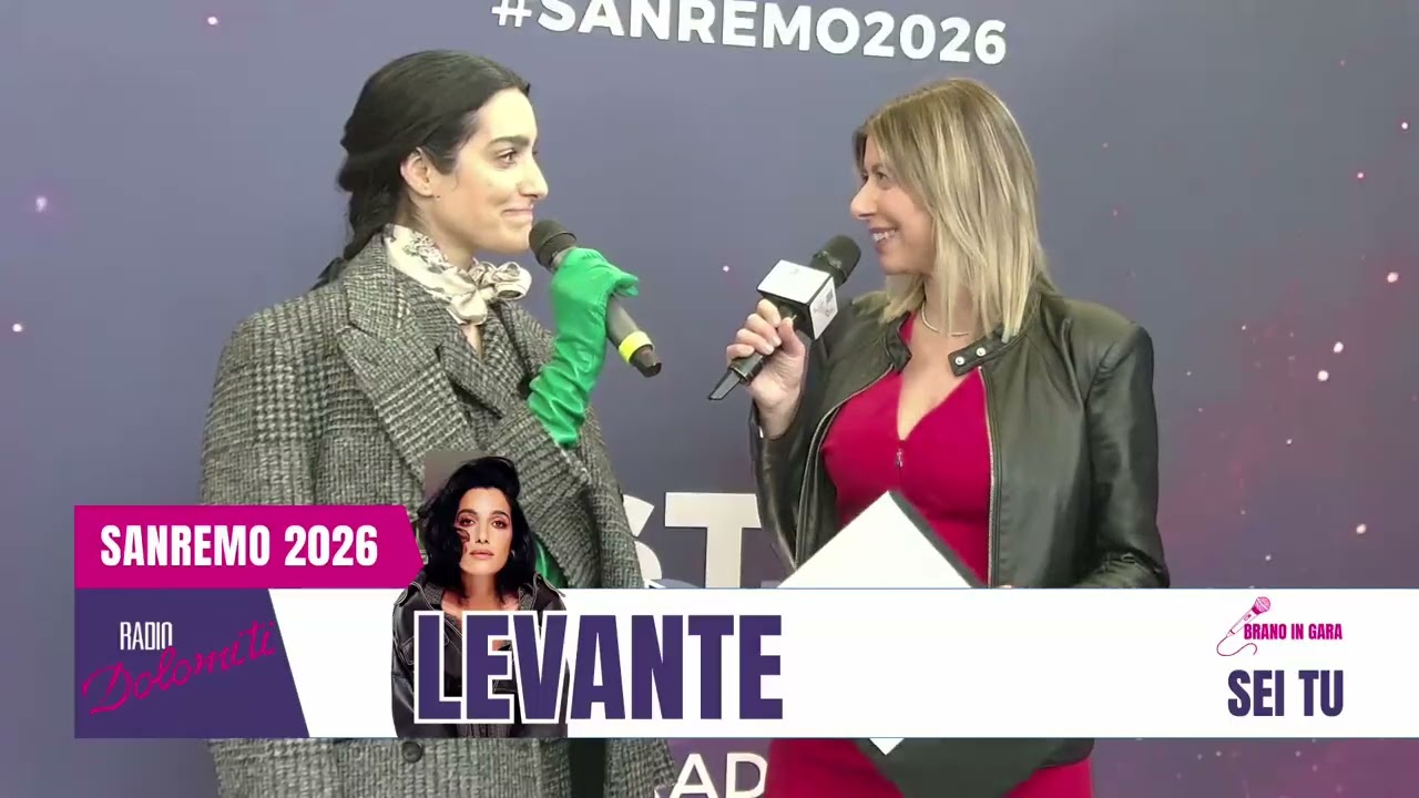 🎵🌸 SANREMO 2026 - Intervista a LEVANTE