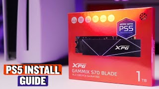 Gammix S70 SSD PS5 Installation Guide