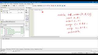 Verilog code of Half Adder circuit