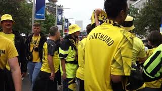 The UK Today - B.Dortmund & R.Madrid Fans Arrive At Wembley For UEFA Champions League Final 2024