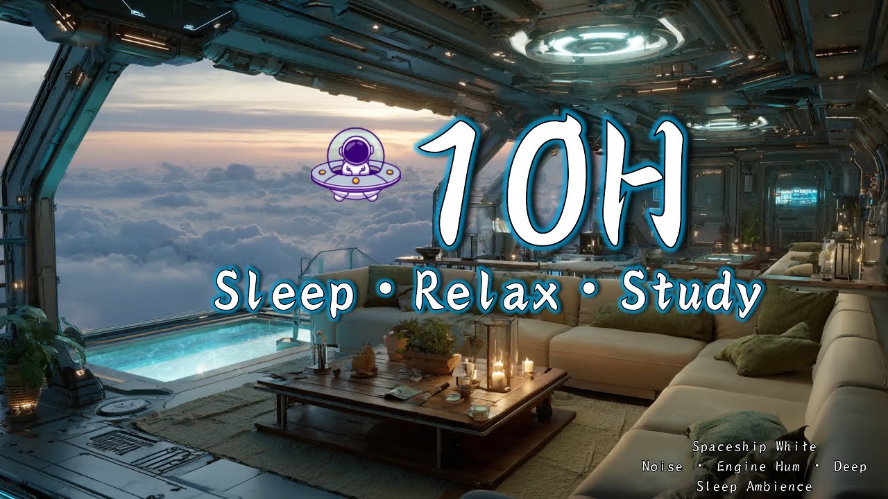 Spaceship Cabin White Noise – Deep Space Ambience for Sleep & Focus|10H ...