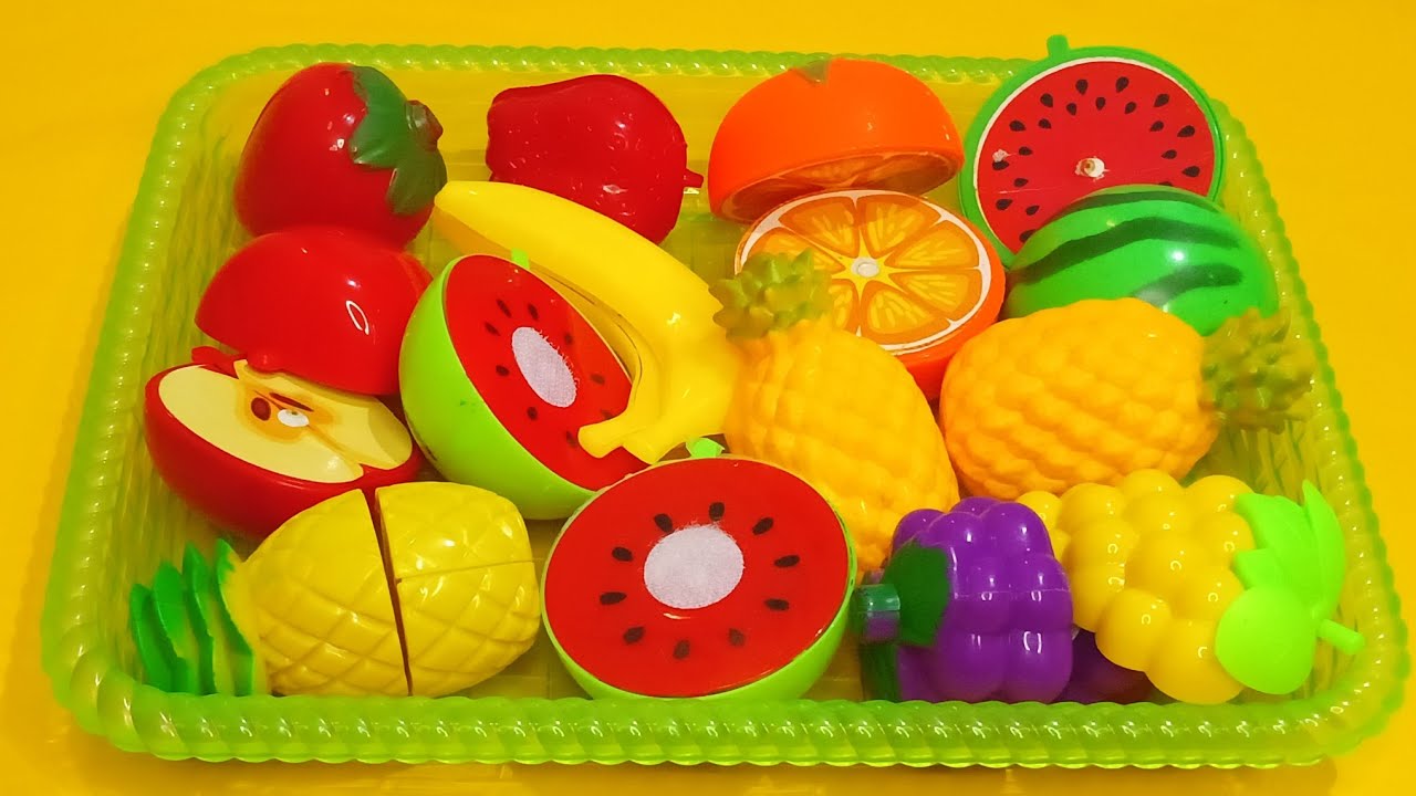 Fruits ASMR Cutting fruits super fresh plastic Fruit and vegetable