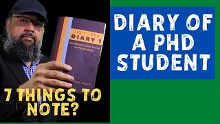 7 Things Every Ph.D. Student Must Record on their Diary