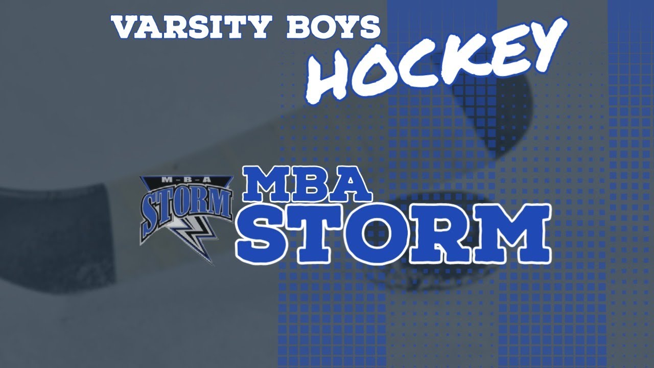 Varsity Boys Hockey MBA Storm vs Wahpeton (2/9 7pm) YouTube