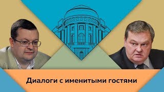 А.В.Исаев и Е.Ю.Спицын в студии МПГУ. 