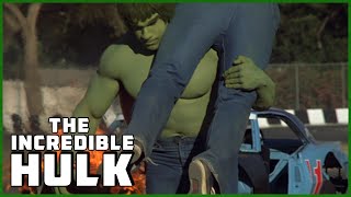 Hulk Saves Racer From Car Crash | Season 1 Episode 19 | The Incredible Hulk