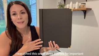 Family Emergency Document Binder