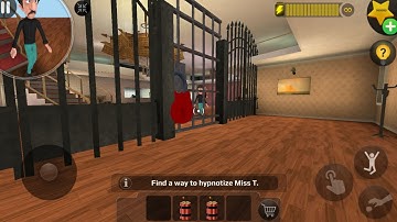 Lester Enter In Miss T House - Mod Menu Scary Teacher 3D Game Update