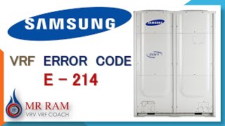 Samsung VRF Error code E-214 (English)