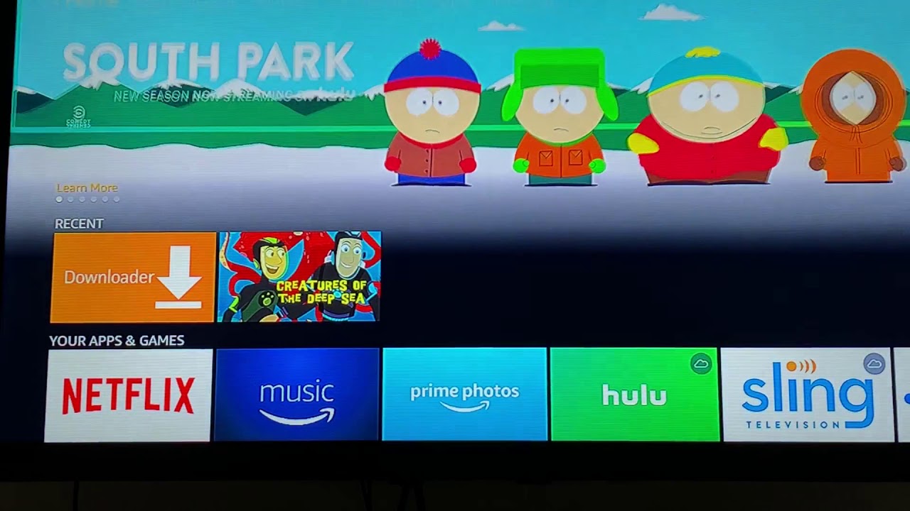 Install kodi17 and apps for the Firestick