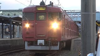 【4K】JR七尾線　普通列車415系電車　ｻﾜC06編成　羽咋駅発車