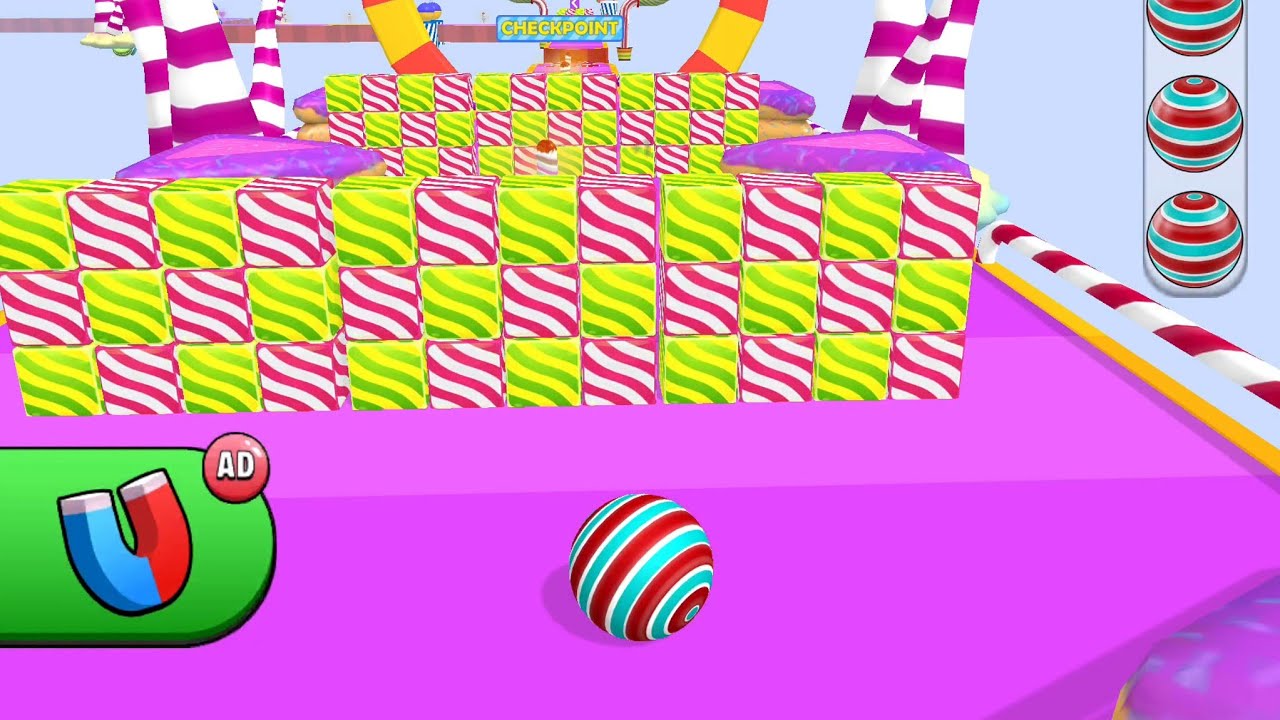 Candy Ball Run 3D Gameplay 💥 Naftrix Gaming Game 31 Android iOS
