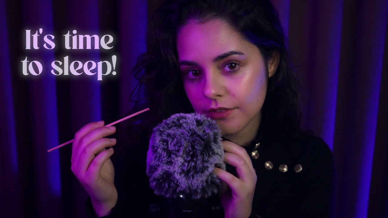 EYES CLOSED Scalp Massage to FALL ASLEEP! 🌧️ ASMR w/ Thunderstorm