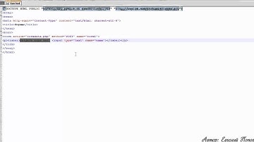 Курс HTML - Урок №13. Текстовые поля форм.