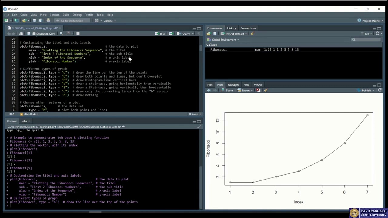Business Statistics Lecture 2 - Data Visualization - YouTube