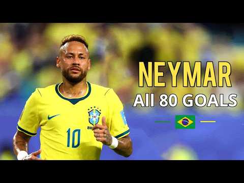 Neymar’s All 80 Goals for Brazil 🇧🇷 | Every Goal From 2010 - 2026