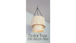 FALL DOLLAR TREE DIYS 2021 #dollartree #dollartreediy #youtubeshorts