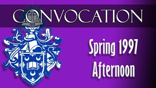 Spring Convocation 1997: Afternoon Ceremony | MSVU Archives Audio/Video Collection
