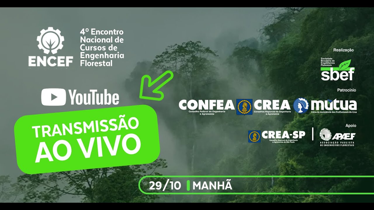 [ENCEF 2025] Transmissão 29/10 - Manhã (Abertura Oficial) - YouTube