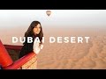Epic Desert Hot Air Balloon Ride! // Dubai
