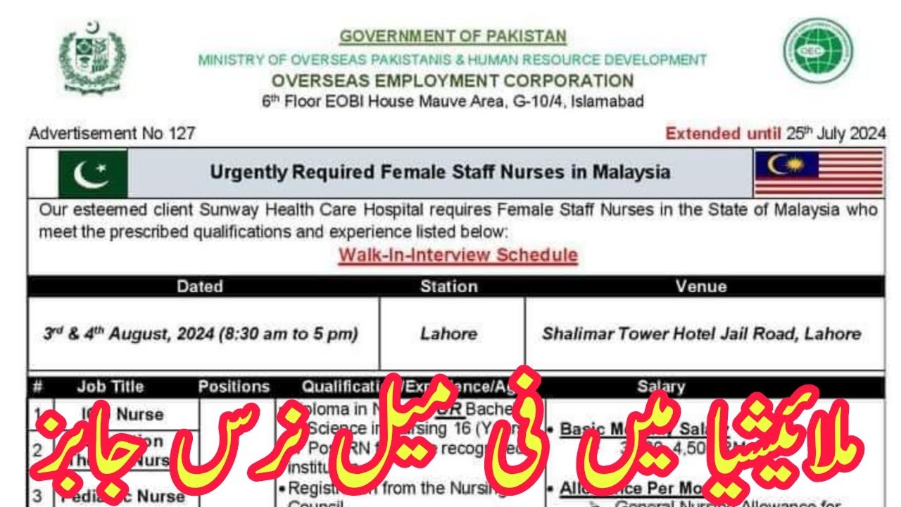 jobs in malaysia | oec | jobs in oec | female nurse near me | todays jobs