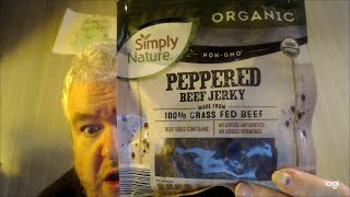 Simply Nature Organic Peppered Beef jerky
