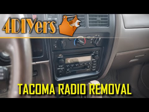 방법 : 98-04 Toyota Tacoma Radio Removal