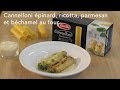 Cannelloni pinard ricotta parmesan et bchamel au four  italie  cuisineaz