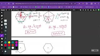 G Polygons - Day 6: Area of Regular Polygons