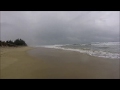 Walk Along the Beach in the Rain near Hoi An, Vietnam