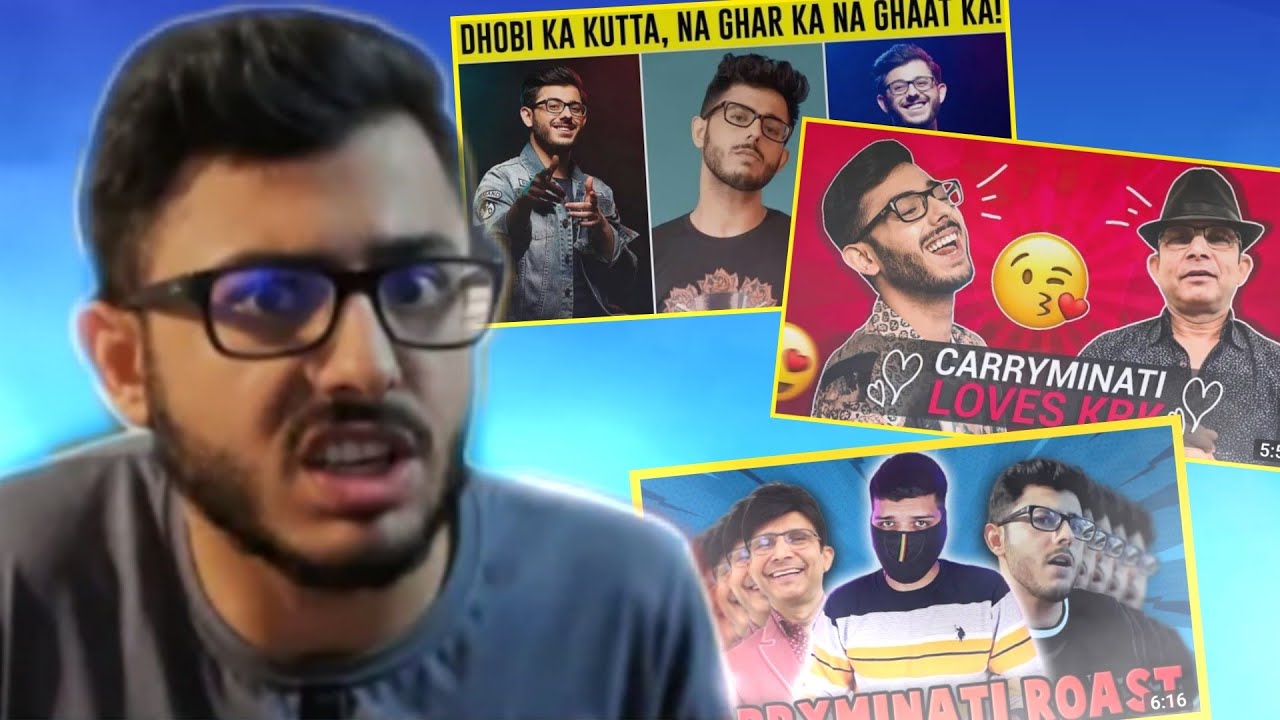 Carryminati reply to KRK roast