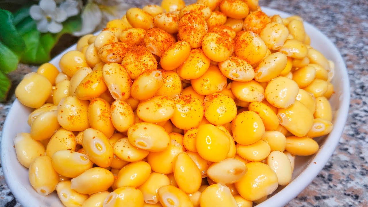 طريقة عمل الترمس المر وكل تفاصيله وطريقه حفظه ❗تسالي العيد 🥳