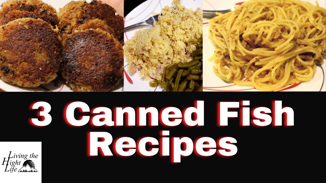 RECIPES TO USE CANNED FISH IN YOUR PREPPER PANTRY. Pantry cooking