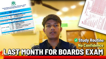 LAST MONTH FOR BOARDS EXAM🔥 | NO FEAR CLASS 12TH BOARDS EXAM📝