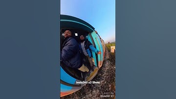 INSTA 360 x3 Shots #insta360 #shortvideo #tinyplanet #insta360x3 #actioncamera #train #reels