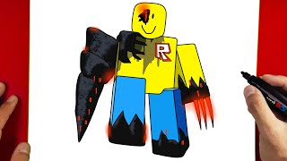 How To Draw John Doe From Forsaken Roblox