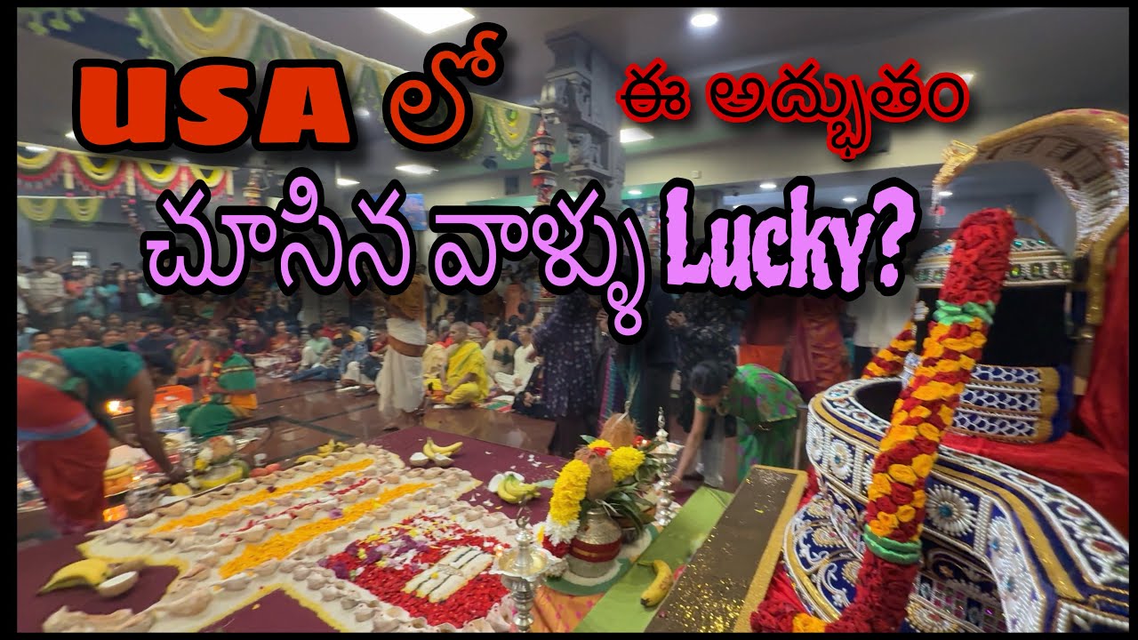 USA లో Maha Shivarathri Celebrations | Sri Meenakshi Devasthanam Houston Texas | Srinu Anu Diaries