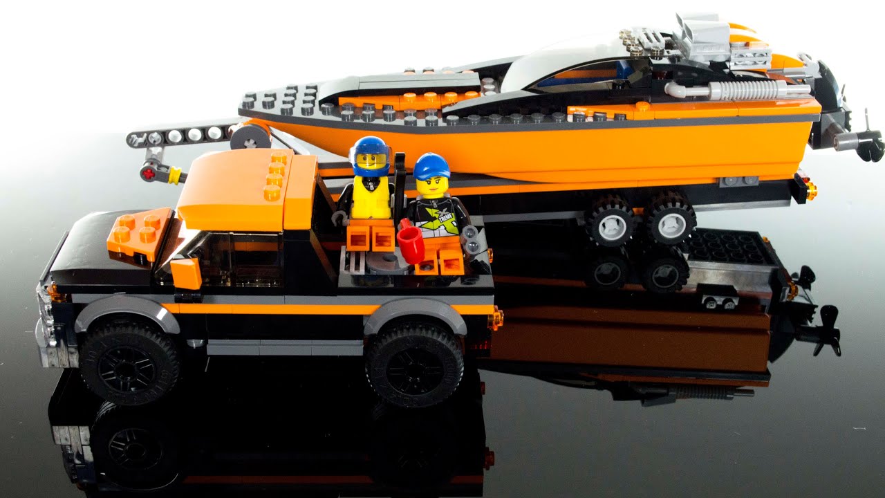 lego 60085 city 4x4 with powerboat