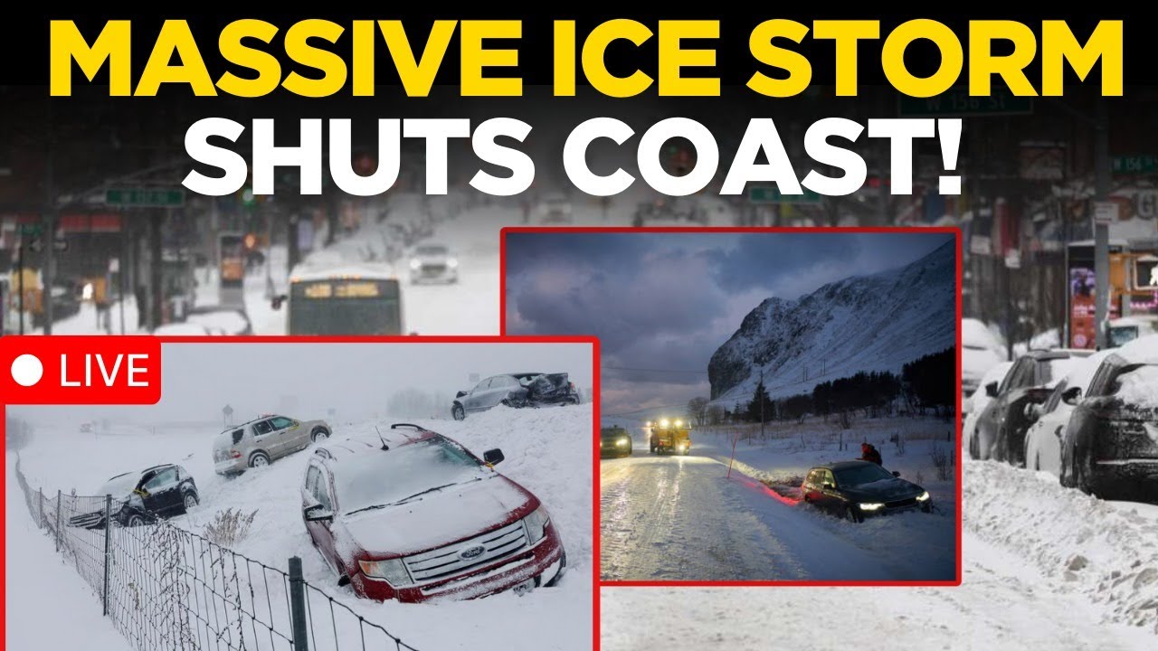 ICE STORM EMERGENCY LIVE | Massive Winter Storm Slams US South & East Coast | World News Live