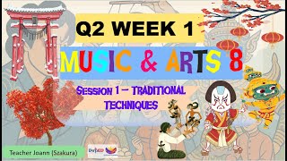 MAPEH 8 QUARTER 2 WEEK 1_MUSIC & ARTS_TRADITIONAL TECHNIQUES_MATATAG/Enhanced K-10 Curriculum