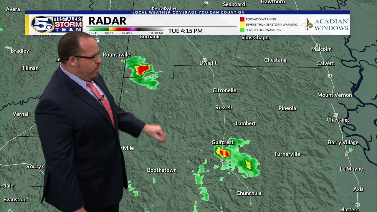 Tuesday Evening Weather Forecast - YouTube