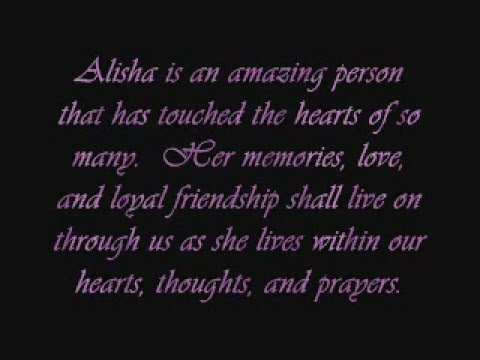 In Loving Memory of Miss Alisha Marie Mulligan By ...