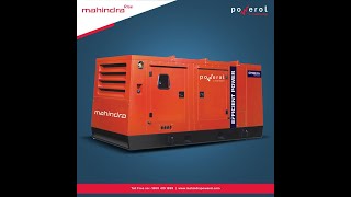 Mahindra Powerol Cpcb Iv Dg Set